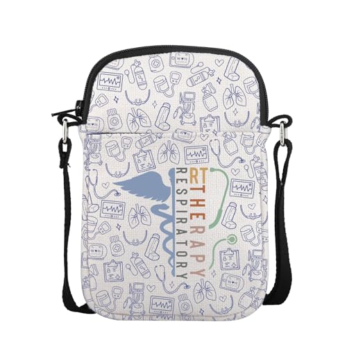 Sac à bandoulière pour thérapeute respiratoire et kinésithérapeute