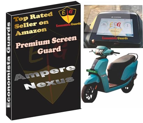 Image of 9H Screen Protector Film For Your AMPERE NEXUS | EX | ST | EV SCOOTER | 7 INCH TFT | LCD Digital Meter Protector | Anti-Scratch TFT Display Cover | HD Clarity Speedometer Film | Scooter Dashboard Accessory