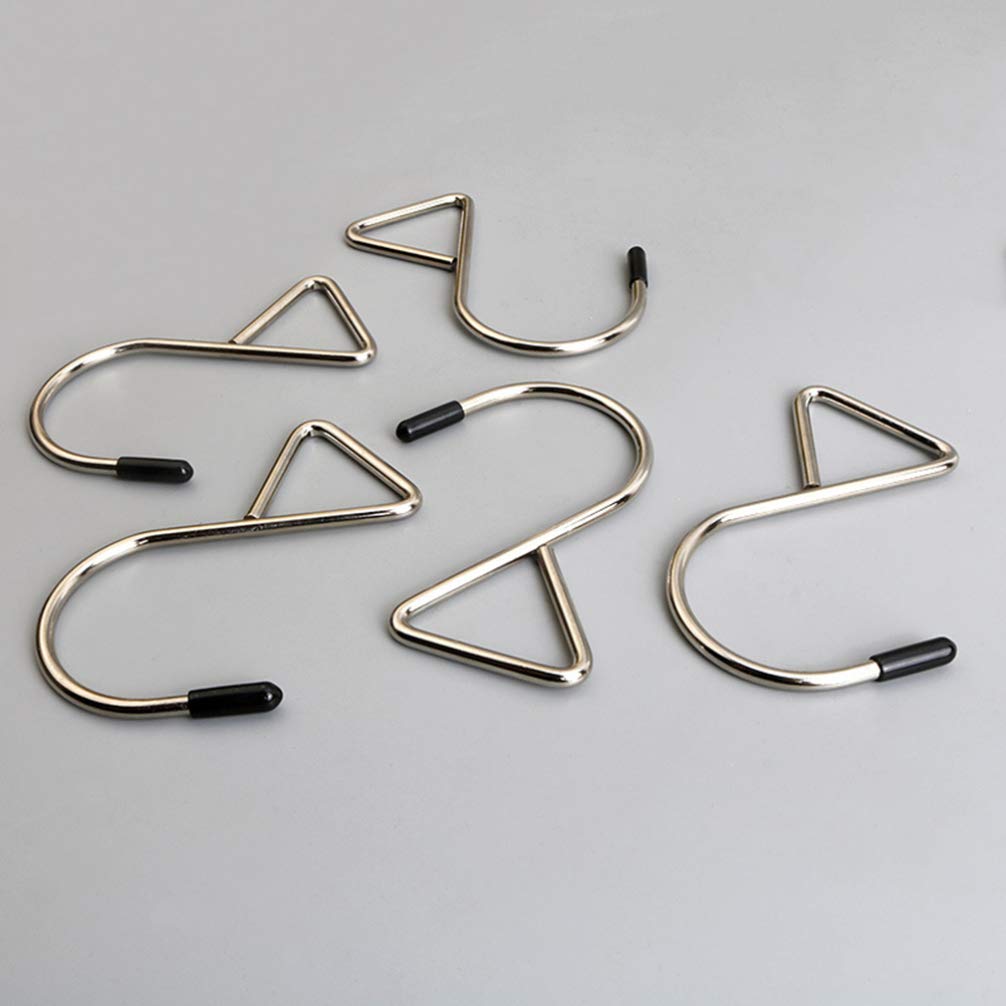 Amazon.com: Cabilock 10pcs Silver Triangle Hooks Metal