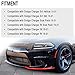 SOSEGA Front Bumper Lip Splitter Protector for Dodge Charger 2015-2023 Hellcat/SRT 39 /Scat Pack/RT Scat Pack/GT/RT Not for Plus,Widebody (Red)