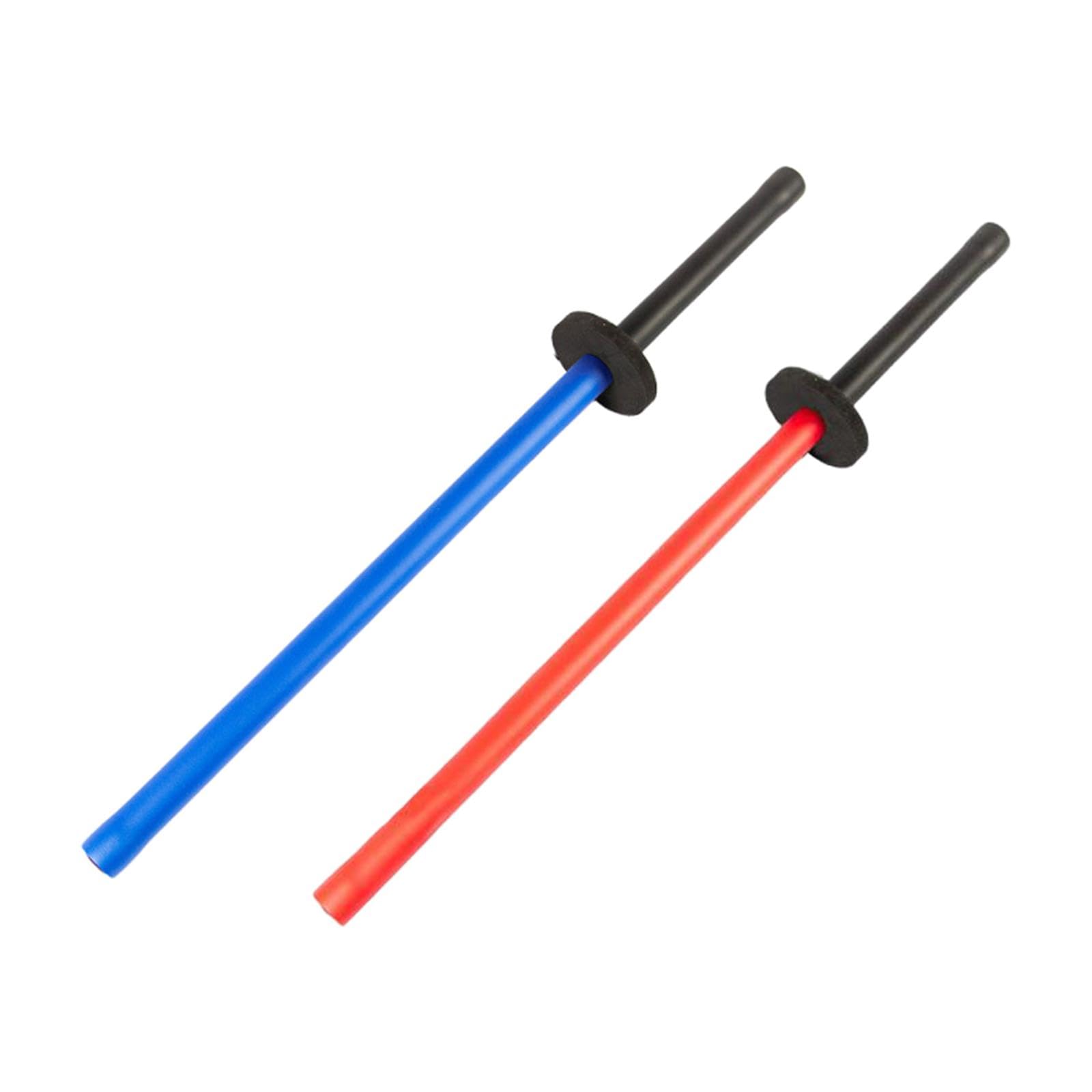 Fenteer Juego de 2 Espadas de Espuma para Entrenamiento de Artes Marciales, de Entrenamiento con Acolchado Grueso y Herramientas de Acolchadas