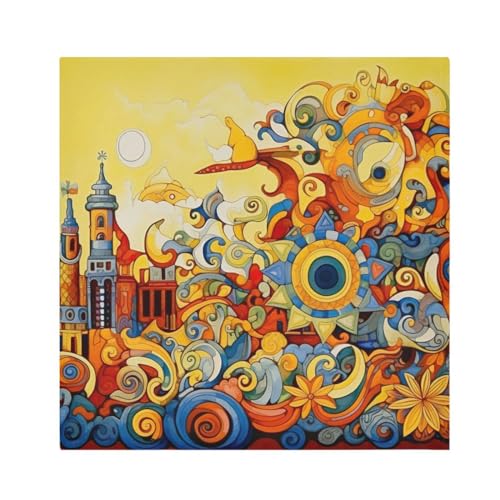 Servilletas de tela cuadradas 50.5x50.5 cm pack de 4 miniatura 1