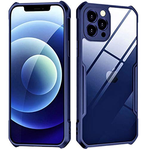 Image of RIGGEAR Xundd Back Cover Case for iPhone 12 Pro Max (Armor|PC and TPU|Blue)