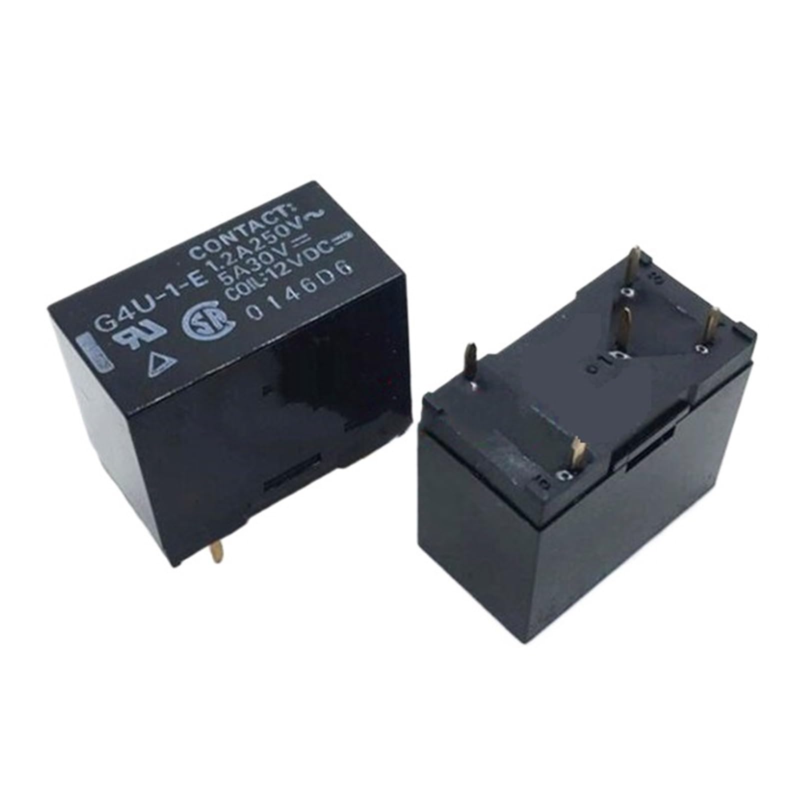 Relais 12VDC G4U-1-E composant électronique DIP5 DC12V lot de 10