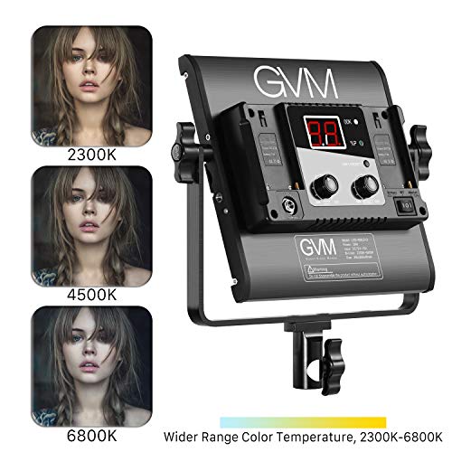 GVM 480 - Lampada video a LED con treppiede, 2300