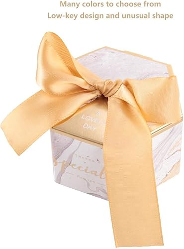 Miniatura 2 de 30 cajas de dulces para recuerdos de fiesta con cintas, cajas de regalo de dulces de papel para boda, cumpleaños, Navidad, baby shower, graduación,