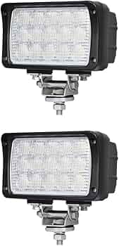 Amazon.co.jp: 【2台セット】LED作業灯 超 広角 ノイズ対策 45w15連LED