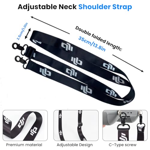 Image of ZORBES Smart RC Neck Strap for Air 3S, Mini 4 Pro, Mavic 3 Quick Release