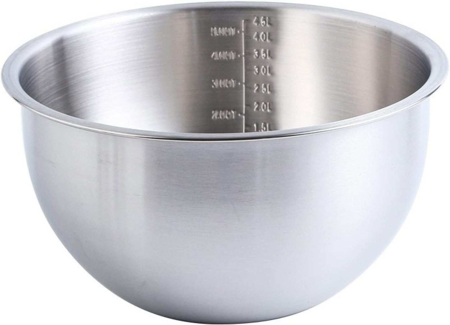 Bowl 1PC Small Hat Sizes Stainless Steel Salad Mixing Bowl Kitchen Storage Bowls Set Small and Large (Size : S)