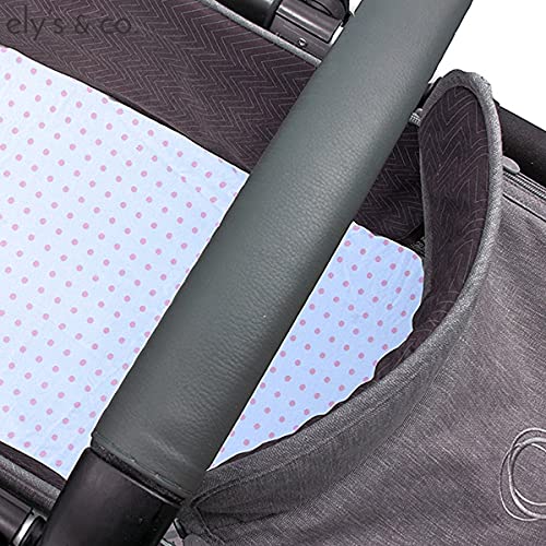 Bassinet Sheet Set 2 Pack - Baby Bassinet Sheets With 100% Jersey Cotton (32"X16"X3") - Bassinet Sheets For Baby Girl And Boy, Newborn Essentials (Pink Chevron And Polka Dot) #TOP5