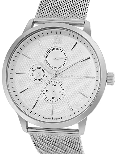Image of Giordano Analogue Watch for Men with Stylish Mesh Band with Water Resistant Casual Wrist Watch to Complement Your Party Look - GD-50008