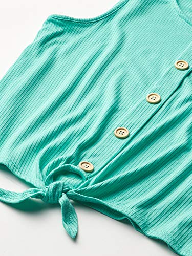Image of Speechless Girls' Tie Front Short Set