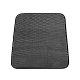 WePet Cat Litter Mat, Kitty Litter Trapping Mat, Honeycomb Double Layer Mats, No Phthalate, Urine Waterproof, Easy Clean, Scatter Control, Catcher Litter Tray Box Rug Carpet