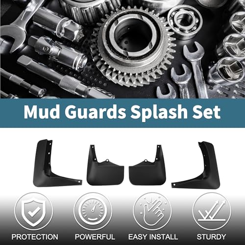 Image of Mud Flaps Splash Guards for Toyota Hiace 1992-2003 Front & Rear Mud Guards W /Mount Accessories