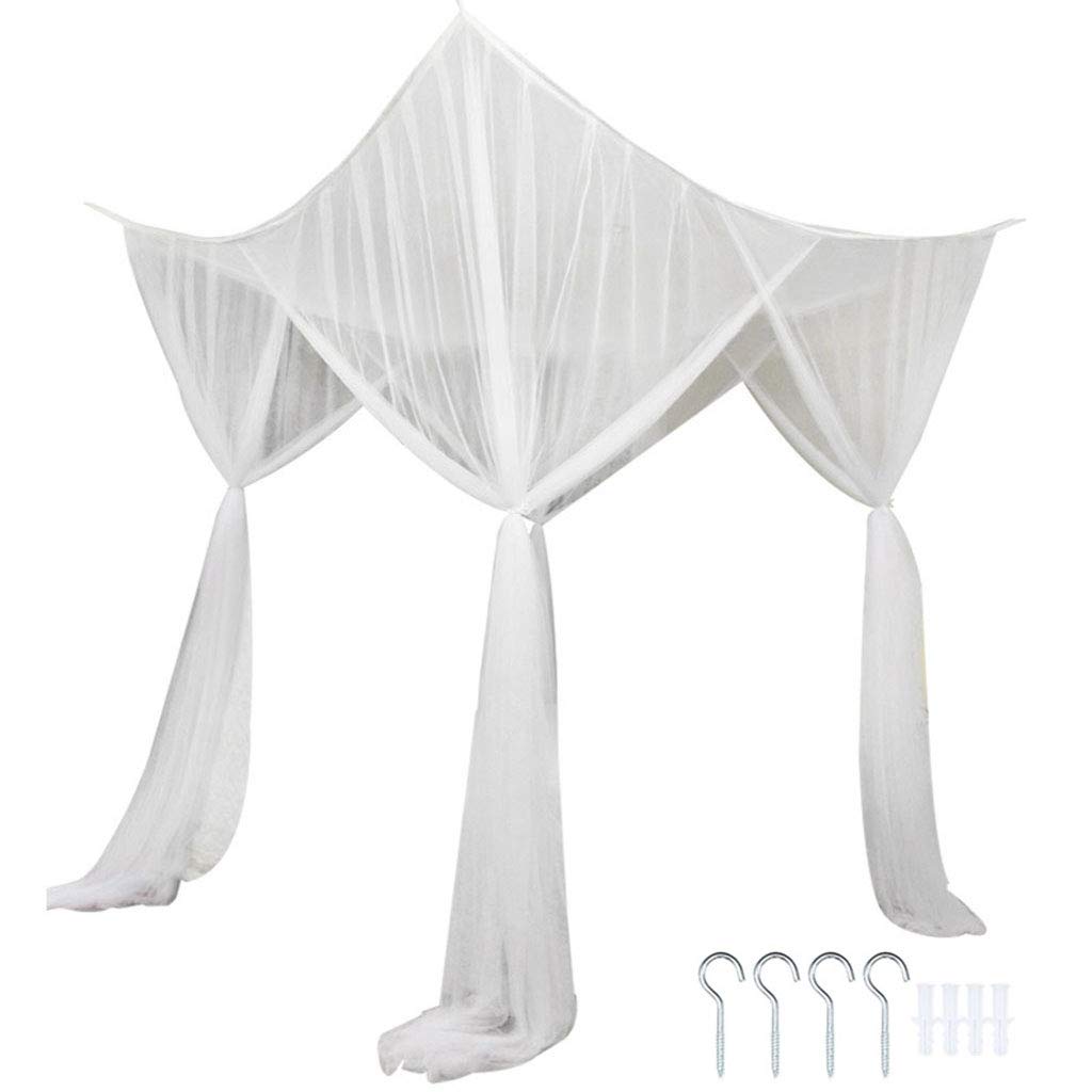 Ciel de lit d'angle moustiquaire pour transformer votre chambre en oasis de fraîcheur