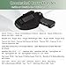 9mm Gun Holster for Men&Women, IWB/OWB Concealed Carry 380 Pistol Holsters, Right&Left Hand Gun Pouch Fits Glock 19/17/26/27/43x, 1911, Sig, S&W M&P, and Similar Handguns