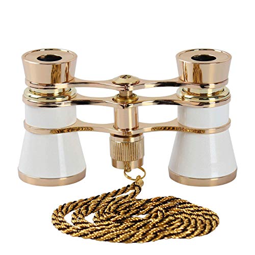 Opera Glasses Binoculars 3X25 Theater Glasses Mini Binocular Compact Lightweight with Handle