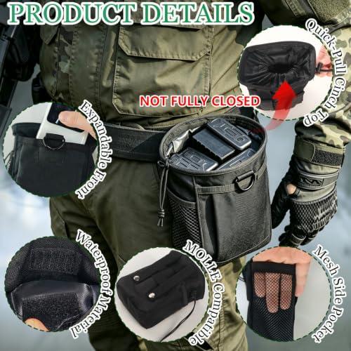 Image of 2Set Tactical MOLLE Dump Pouch with 12 Attachment Backpack Belt Accessories