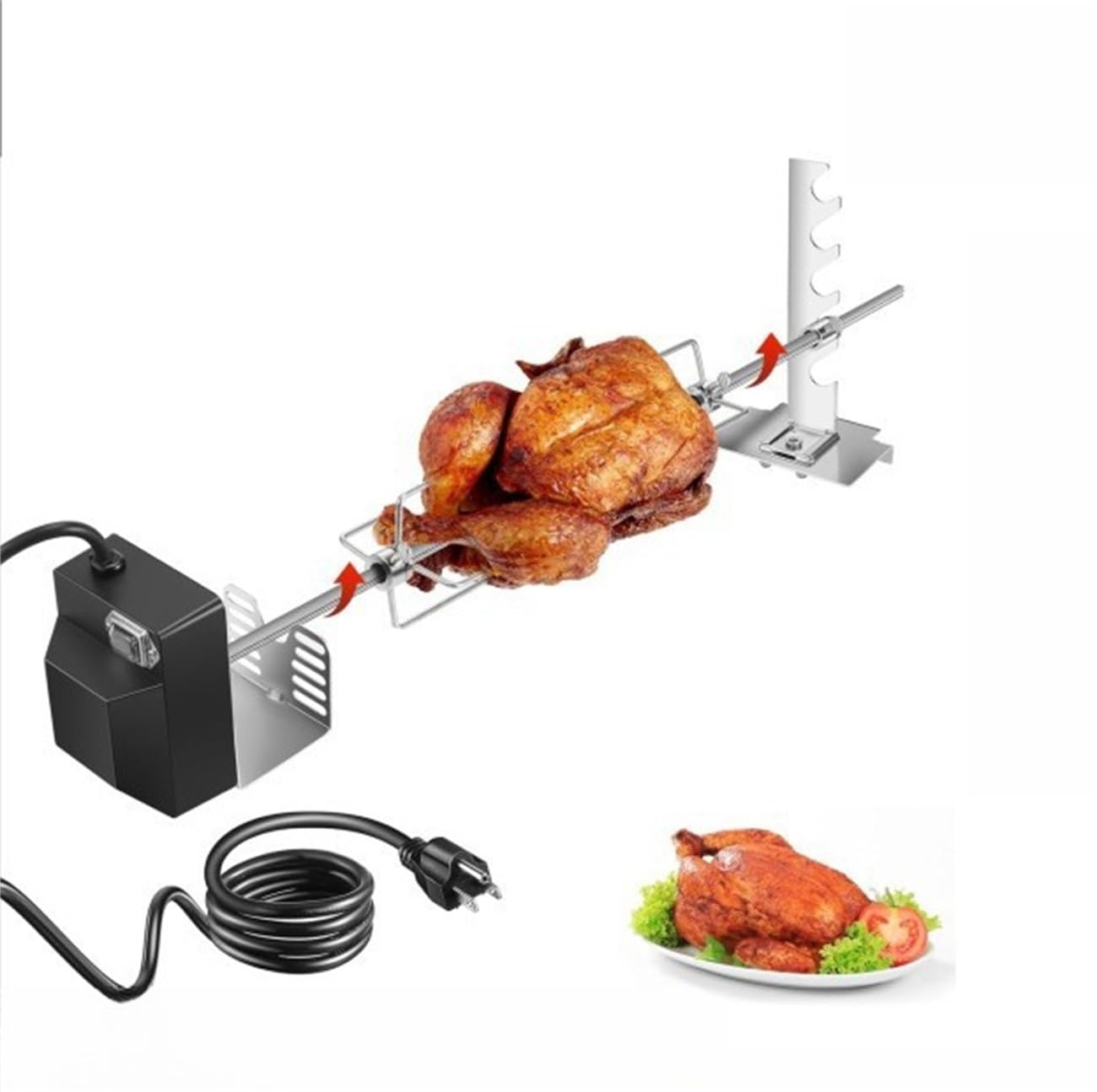 Sinpole ロティサリーキット BBQ 回転調理 鶏の丸焼き バームクーヘン Amazon.co.jp: 回転型 丸焼き機 ロティサリーキットユニバーサル交換