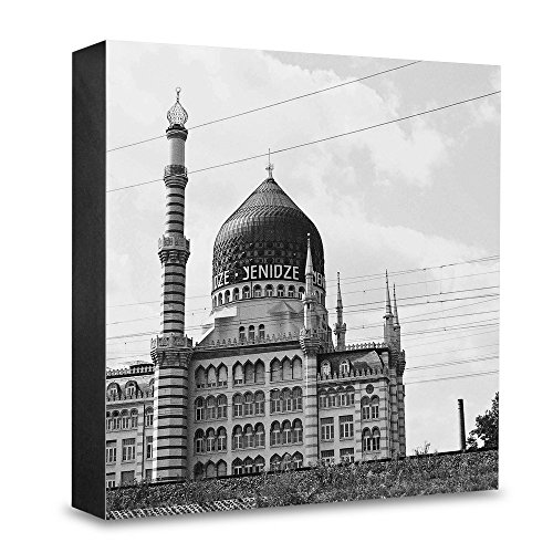 Bloc photo en bois cadeau architecture Dresde Yenidze COGNOSCO