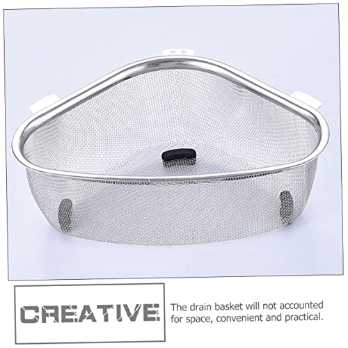 Colador triangular de acero inoxidable para cocina miniatura 5