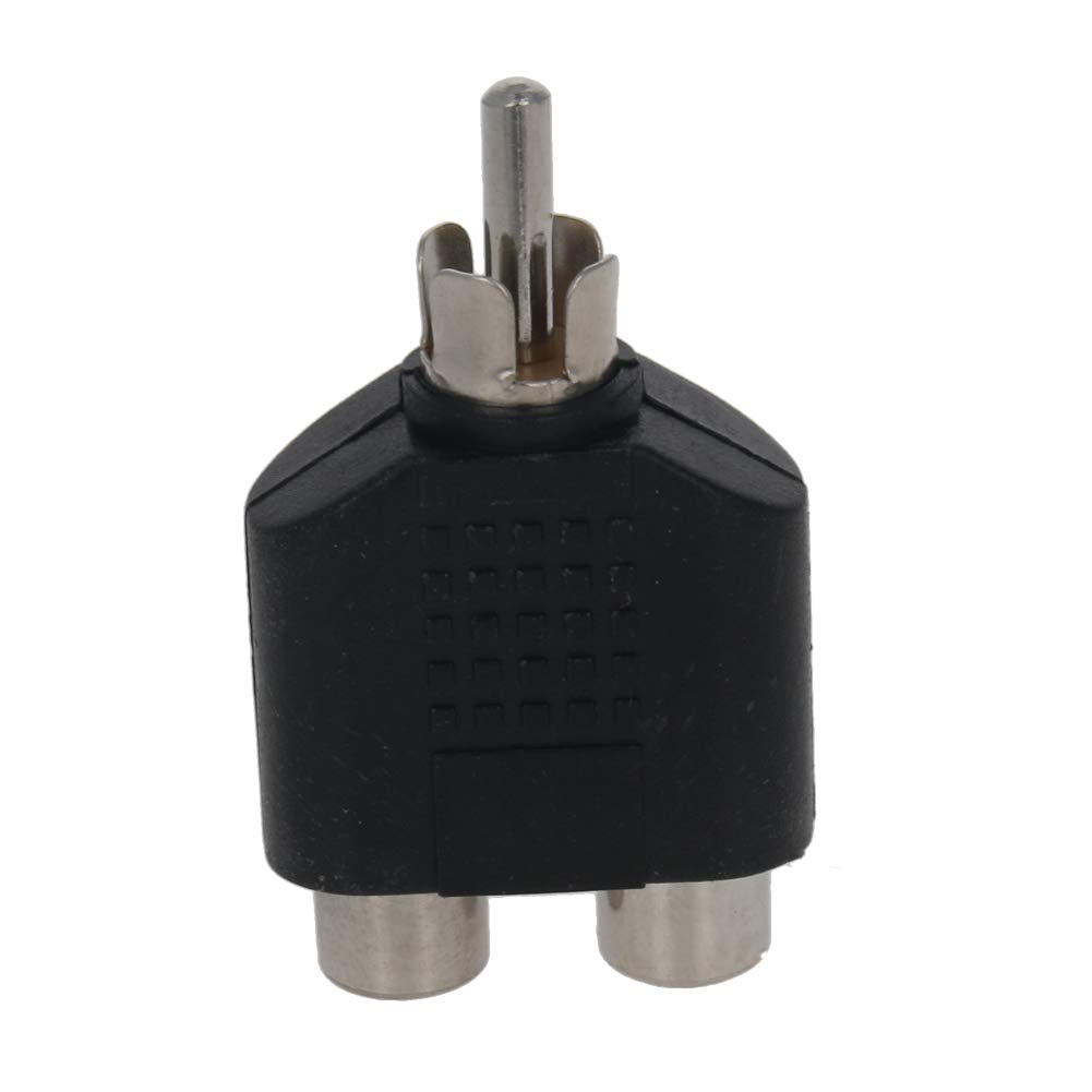 Buy Othmro 5PCS RCA Male Connector to 2 Female Security Camera Splitter