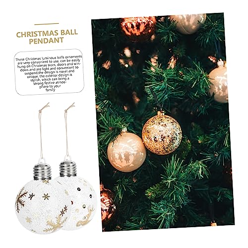 Globe lumineux extérieur pour guirlande et lustre de Noël de décoration de sapin