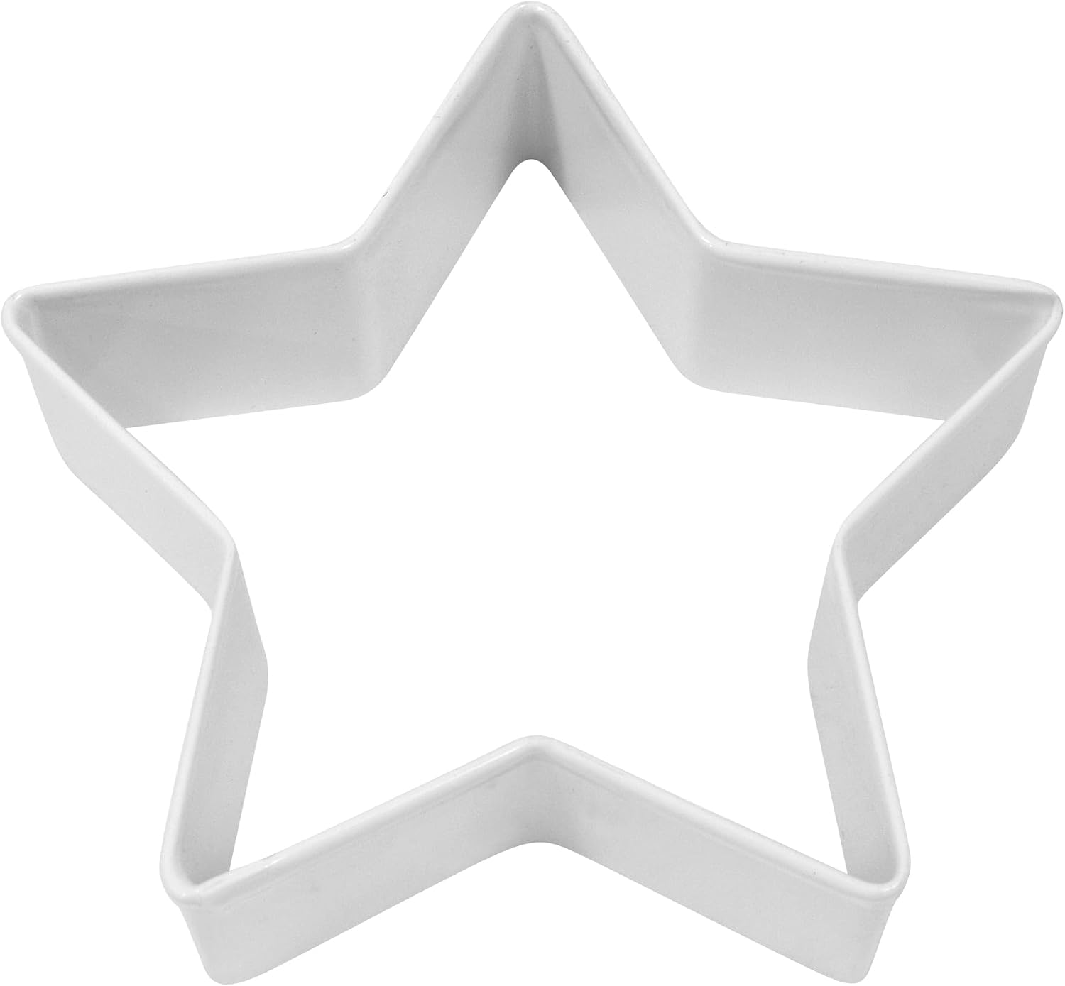 R&M Star 3.5" Cookie Cutter, White - Baking Tool for Cookies, Fondant & Crafts