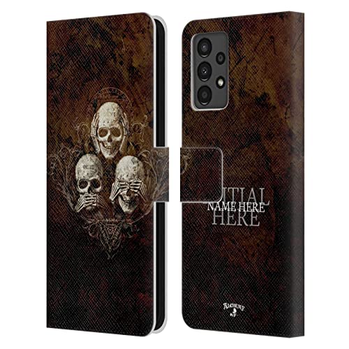 Coque rabat Samsung A13 personnalisable crâne pour protéger vos cartes