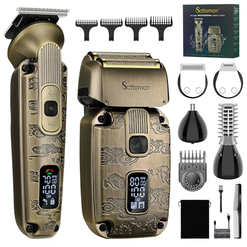Scttomon Foil Shavers Beard Trimmer Electric Razor Bald