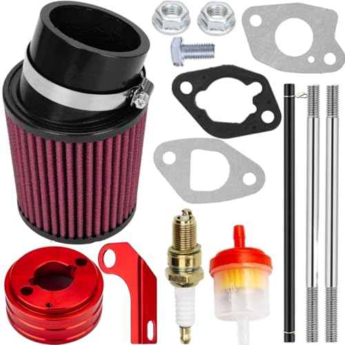 212 High Performance Air Filter Kit Fits for Predator 196cc 212cc Coleman BT200X CT100X CT100U CT200U CC100X RTK100 RB200 6.5Hp Baja MB165 MB200 Engine Mini Bike Go Kart Parts