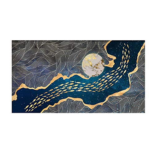 Toile poisson d'or affiche murale moderne de chambre 70x140