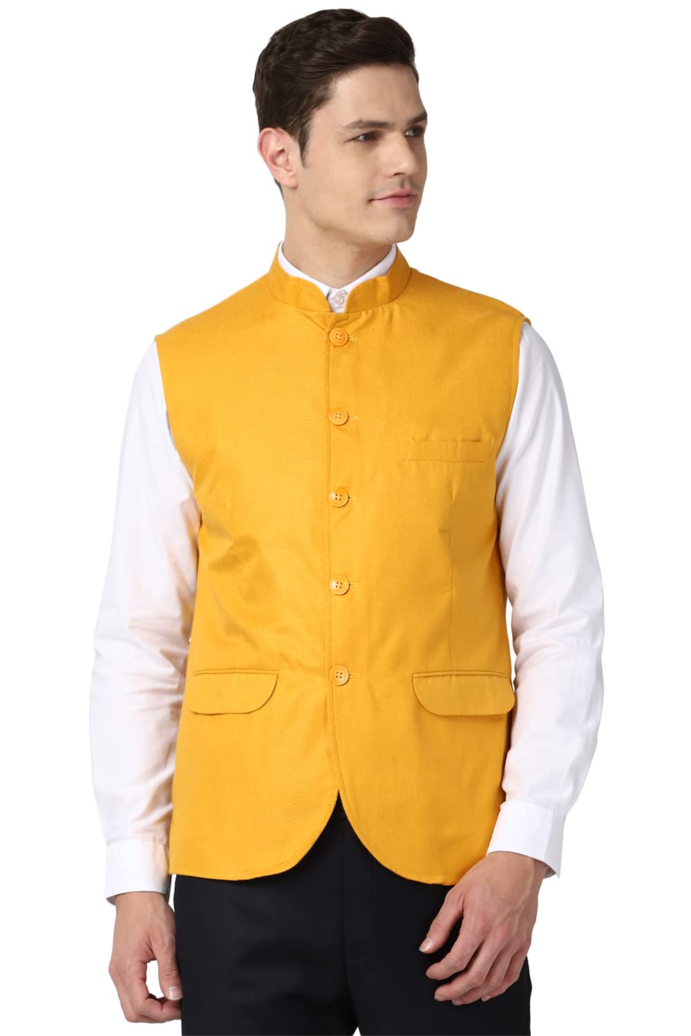 Peter England Men's A-Line Coat