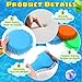 4PCS Water Flying Disc,Kids Water Splash Toy in 4 Colors,Soft Water Game Disc Outdoor Summer Beach Toys for Kids and Adults