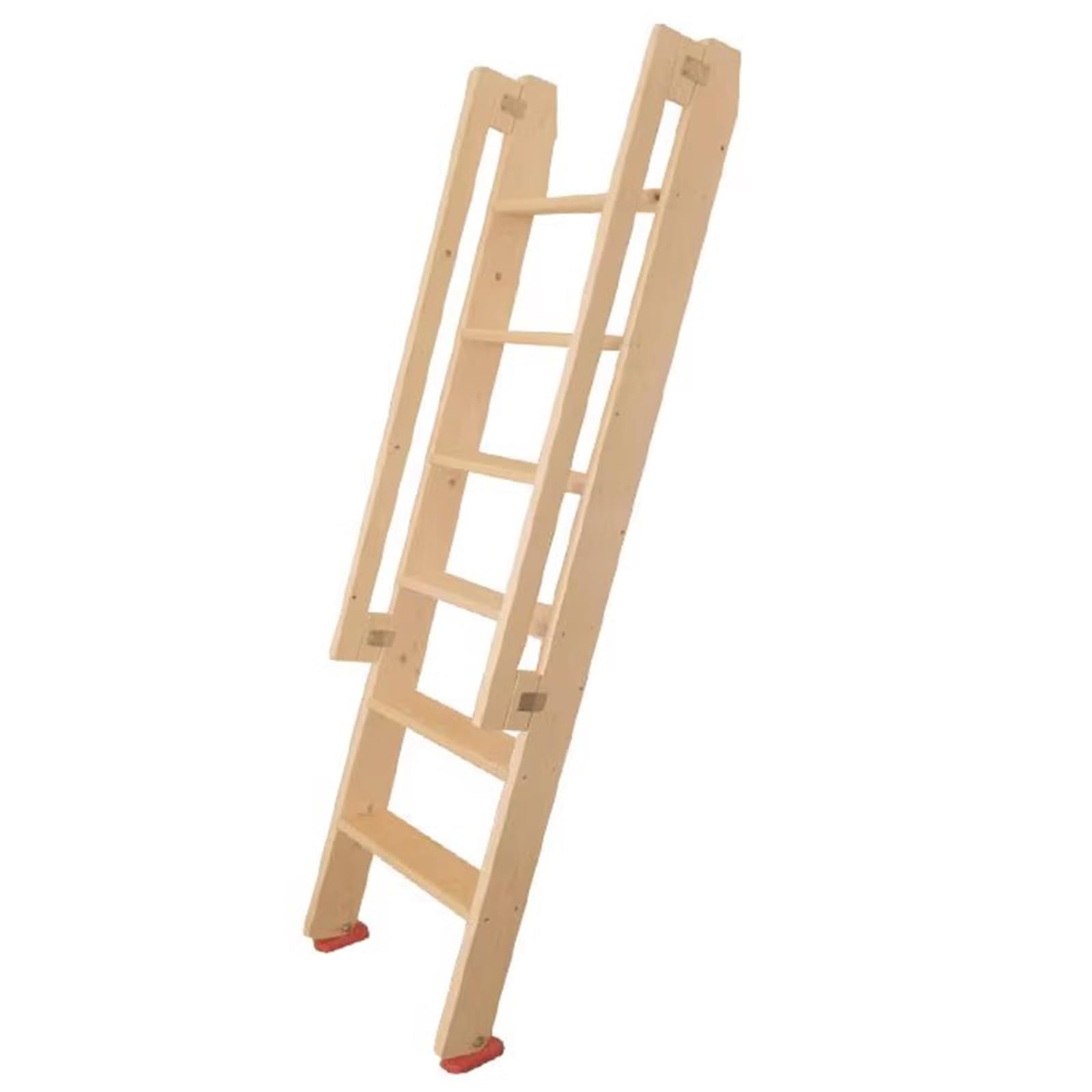 EsEntL 6,5 5,7 4,9 4,1 3,2 Fuß hohe Etagenbettleiter aus Holz mit Handläufen, 3,7" breite Sprossen, nur Ersatzleiter, 7 6 5 4 3 Stufen Hochbettleiter für Wohnwagen Schule (Größe: 150 cm/59"/4,9 Fuß