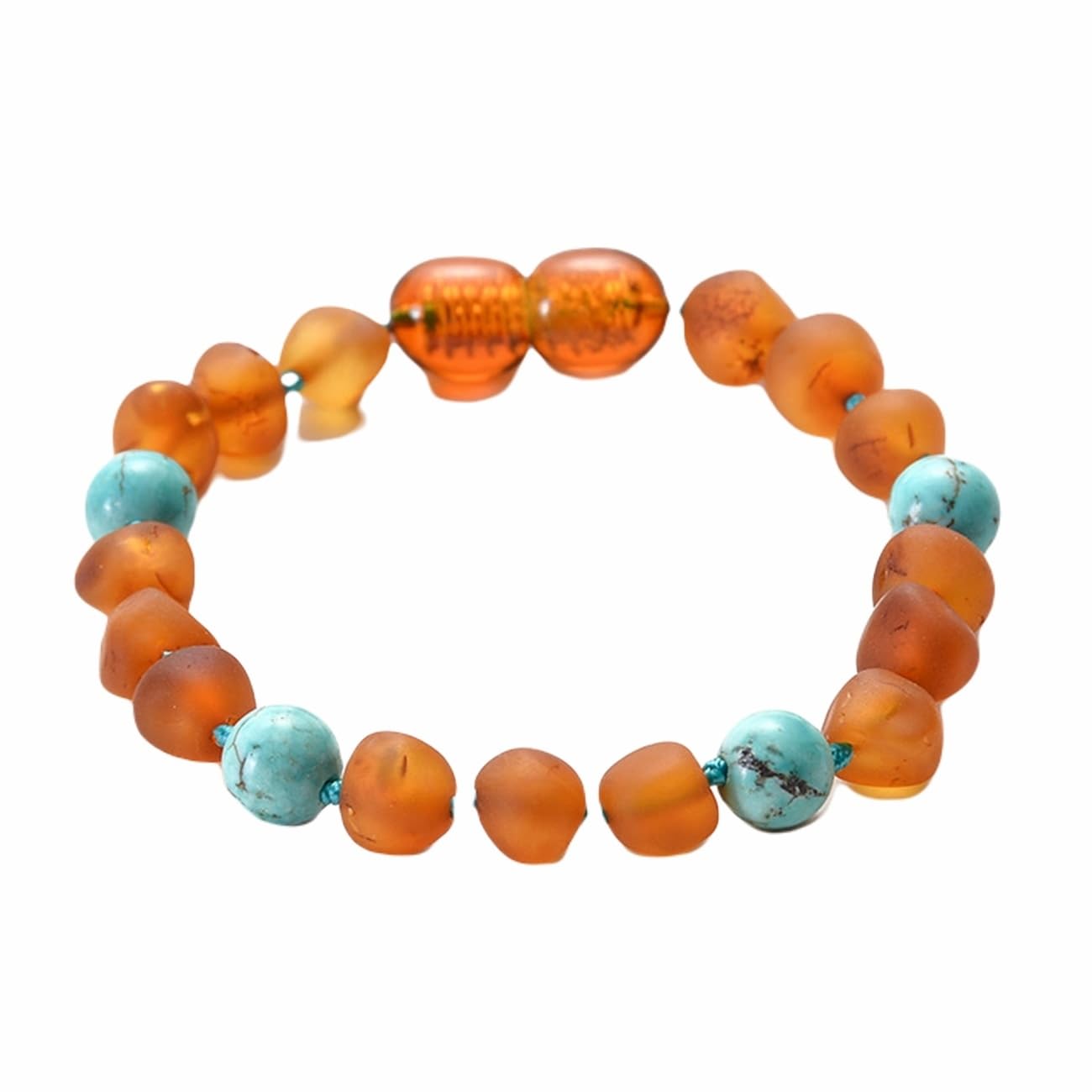 Schmuckarmband 6 mm Bernstein für Sie und Ihn, Perlenarmband, tolle Geschenkidee, 15 cm