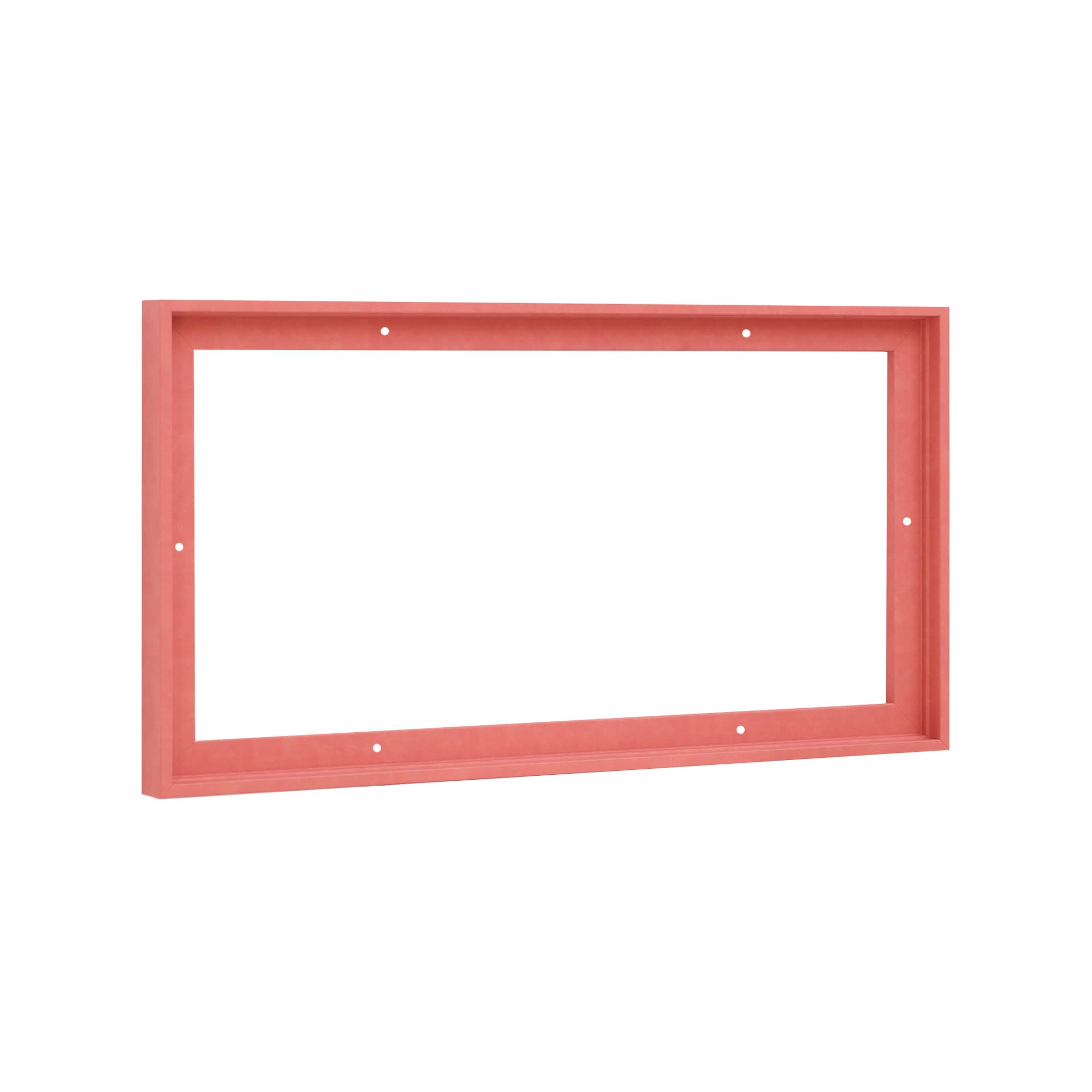 Pixy Canvas Floater Frame 12x48 for 3/4 (0.75) inch Deep Canvas Paintings/Canvas Prints/Wood Canvas Panels/Wall Art/Wall Decor/Home Decor/Artwork (Pastel Red/Pink, 12 x 48 inch, Landscape)