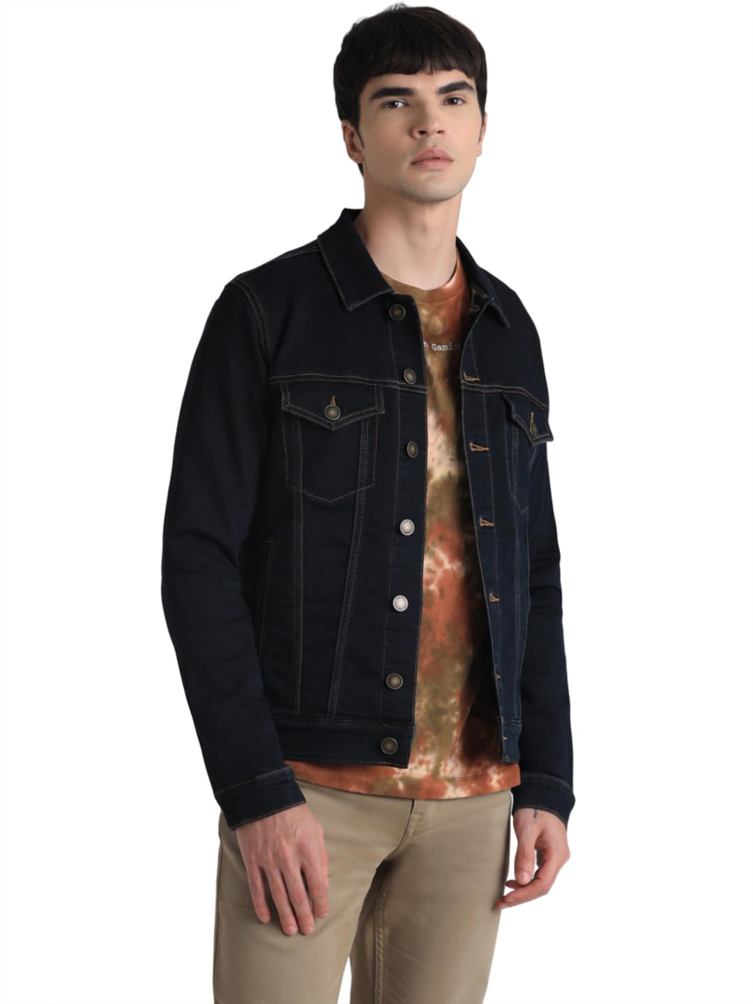 jack & jones Men's Cotton Blend Standard Length A-Line Coat-picture-39