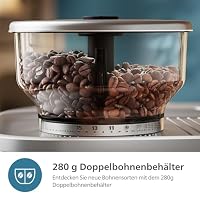 PHILIPS Barista Brew Espressomaschine – Einfacher & doppelter Espresso, Americano-Taste, 280g Bohnenbehälter, intuitive Bedienung, kalibriertes Tampern, Cappuccinosystem (PSA3228/41) – Ansicht 5
