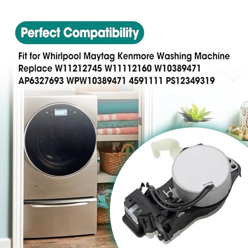 Image of Washer Shift Actuator Replace W11212745 W11112160 W10389471 AP6327693 WPW10389471 4591111 PS12349319 Fit for Whirlpool Maytag Kenmore Washing Machine MAT20CSAWW0 CAE2743BQ0 QCAE2735FQ0 etc
