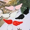 Honbay 24PCS Mini Craft Angel Wings Plush Wing Embellishment DIY Crafts Accessories for Hair Clips Headband Clothes Shoes Backpack (4 Color) #3