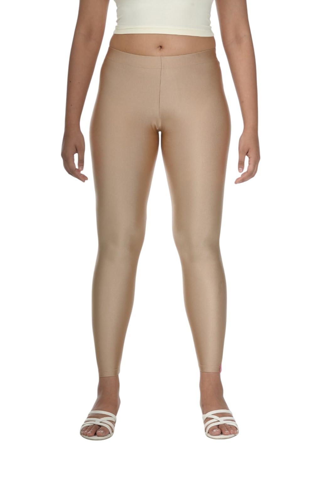fly birds Women Solid Shimmer Ankle Legging-picture-16