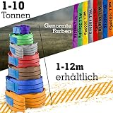 Safetytex Hebeschlinge Rundschlinge Schlupf Hebeband - Polyester, DIN EN 1492-2 Norm - Tragkraft bis zu 2000 kg - Verschiedene Längen verfügbar