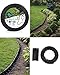 Produktbild ADGO Flexible Gartenumrandung 10 m mit 20 Heringen Dunkelgraphit Kunststoff Garten Rasenkante Rasenkante Pflanzenbordüre Wege