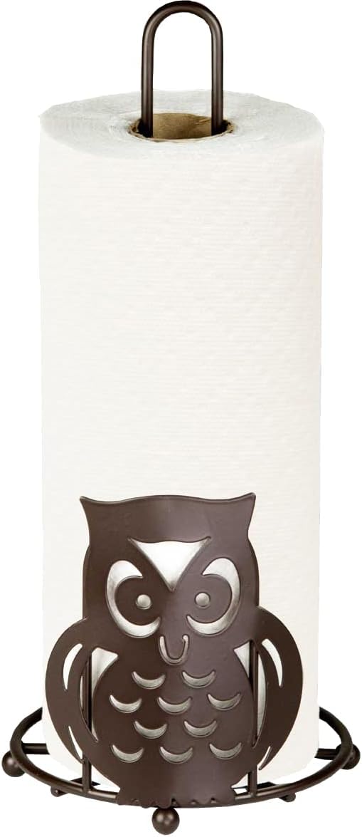 HomeX Owl Paper Towel Holder Countertop Dispenser for