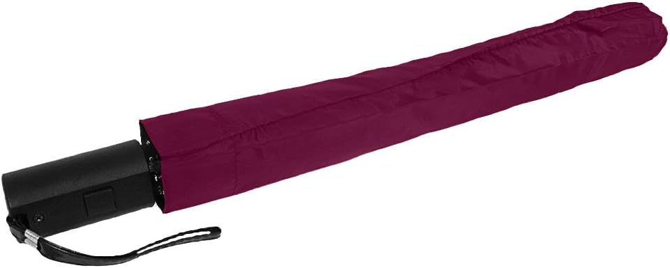 The Grand Practicality Automatic Open Large 46" Vented Windproof Folding Umbrella, Extra Strong Fiberglass Ribs Umbrella for Rain Lightweight Portable Umbrella for Men & Women - Image 2