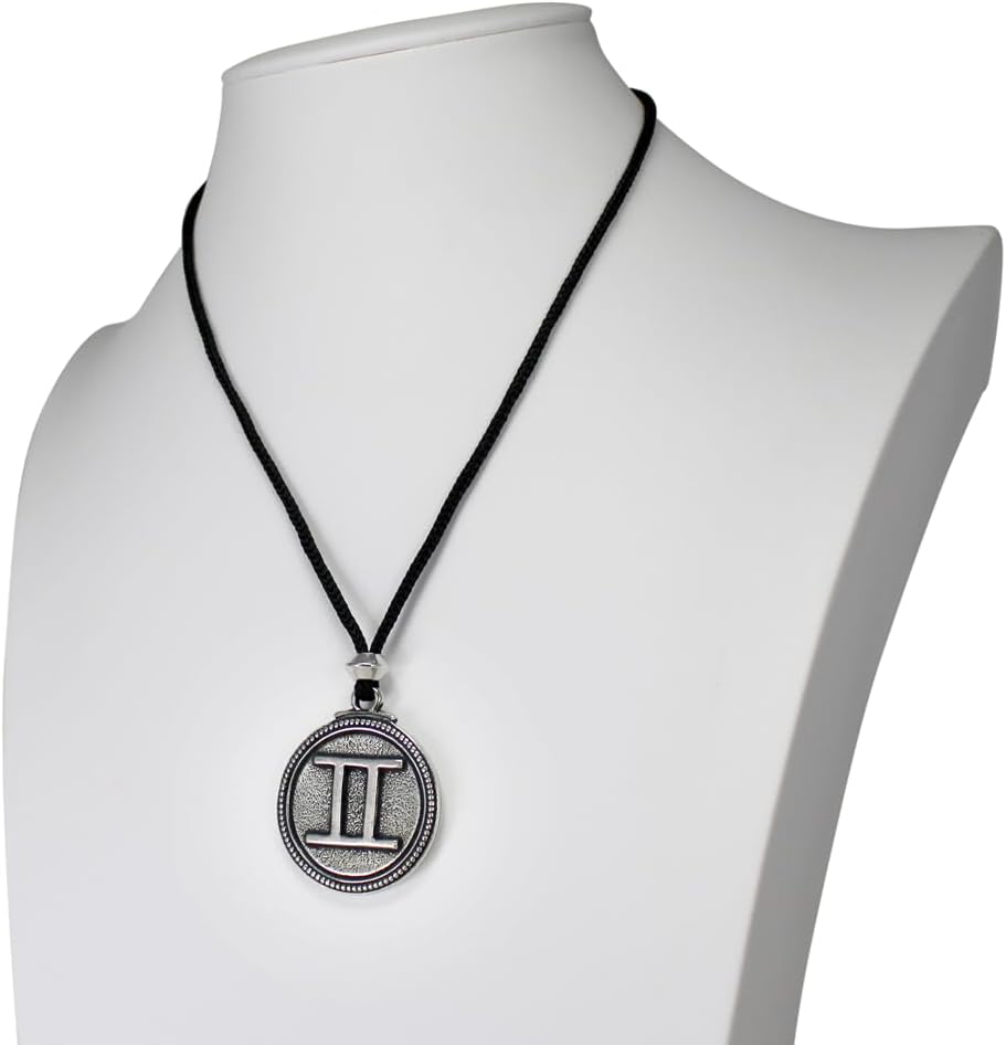 Gemini Pendant Zodiac Necklace Horoscope Jewelry