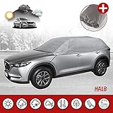 Die Scheiben und das Dach Ihres PKW?s werden mit der WALSER Halbgarage optimal vor äußeren Wettereinflüssen wie Schnee, Sonne, Regen, und Verschmutzungen geschützt. Achtung: schützt nicht vor Hagel!