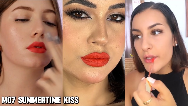 Amazon.com : Oulac Matte Liquid Orange Lipstick for Women, Long