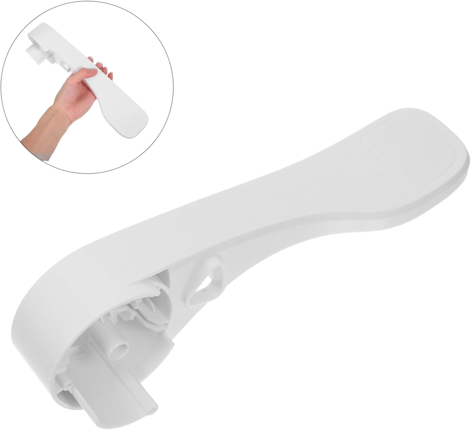 Zerodeko Rv Toilet Foot Pedal Ergonomic Flush Pedal for Compact Rv Bathrooms Easy Installation Slip Resistant Design for Comfortable Travel Experiences